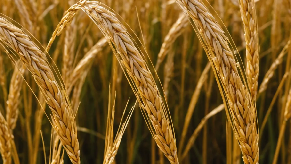 Rice harvest in progress in a West Java paddy field