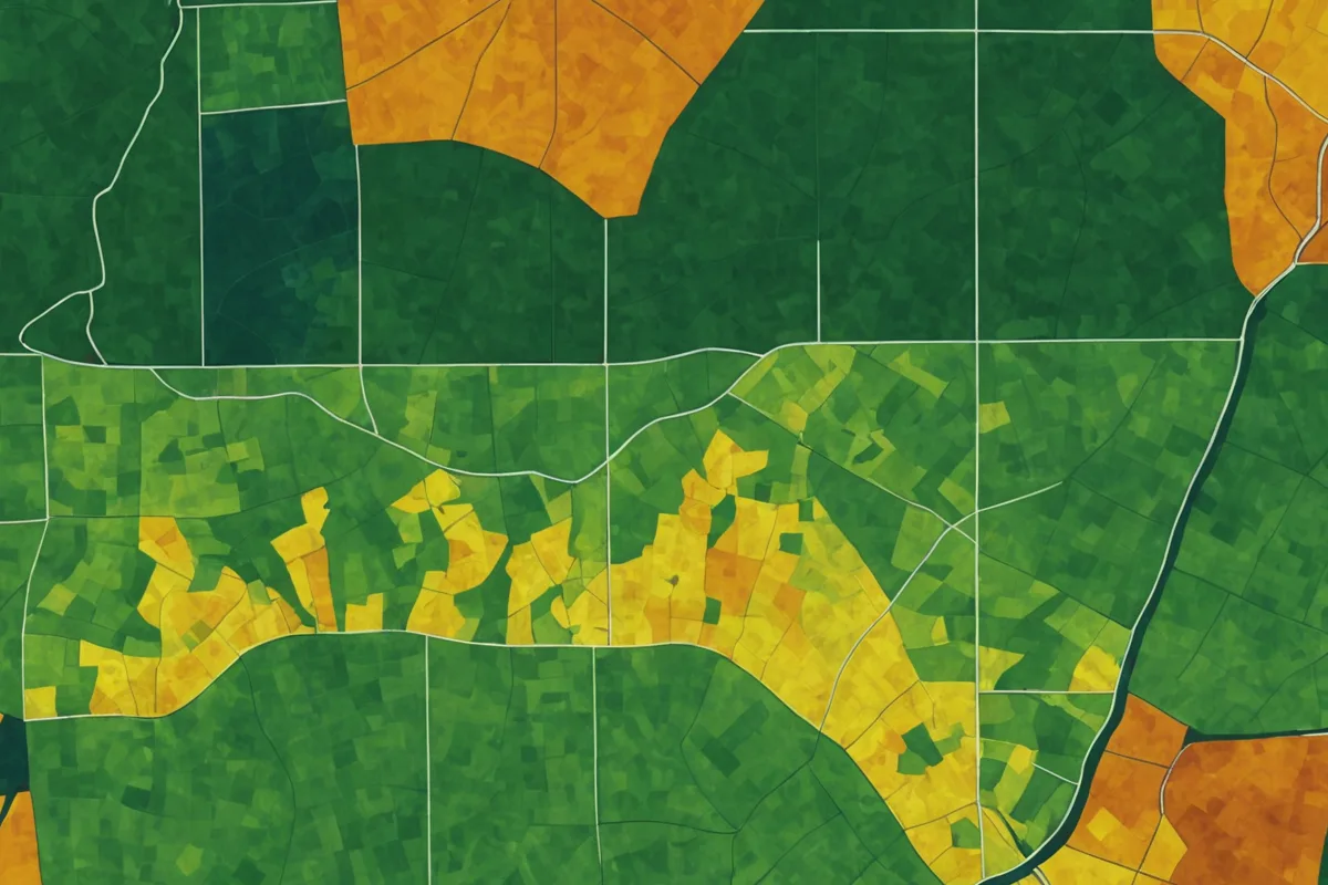 Elevarm platform showing field zone analysis and soil health data